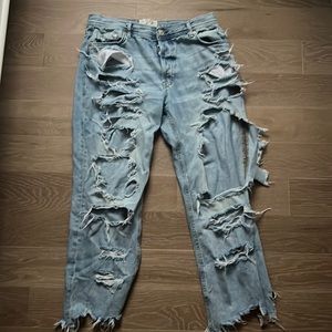 Free people ripped jeans